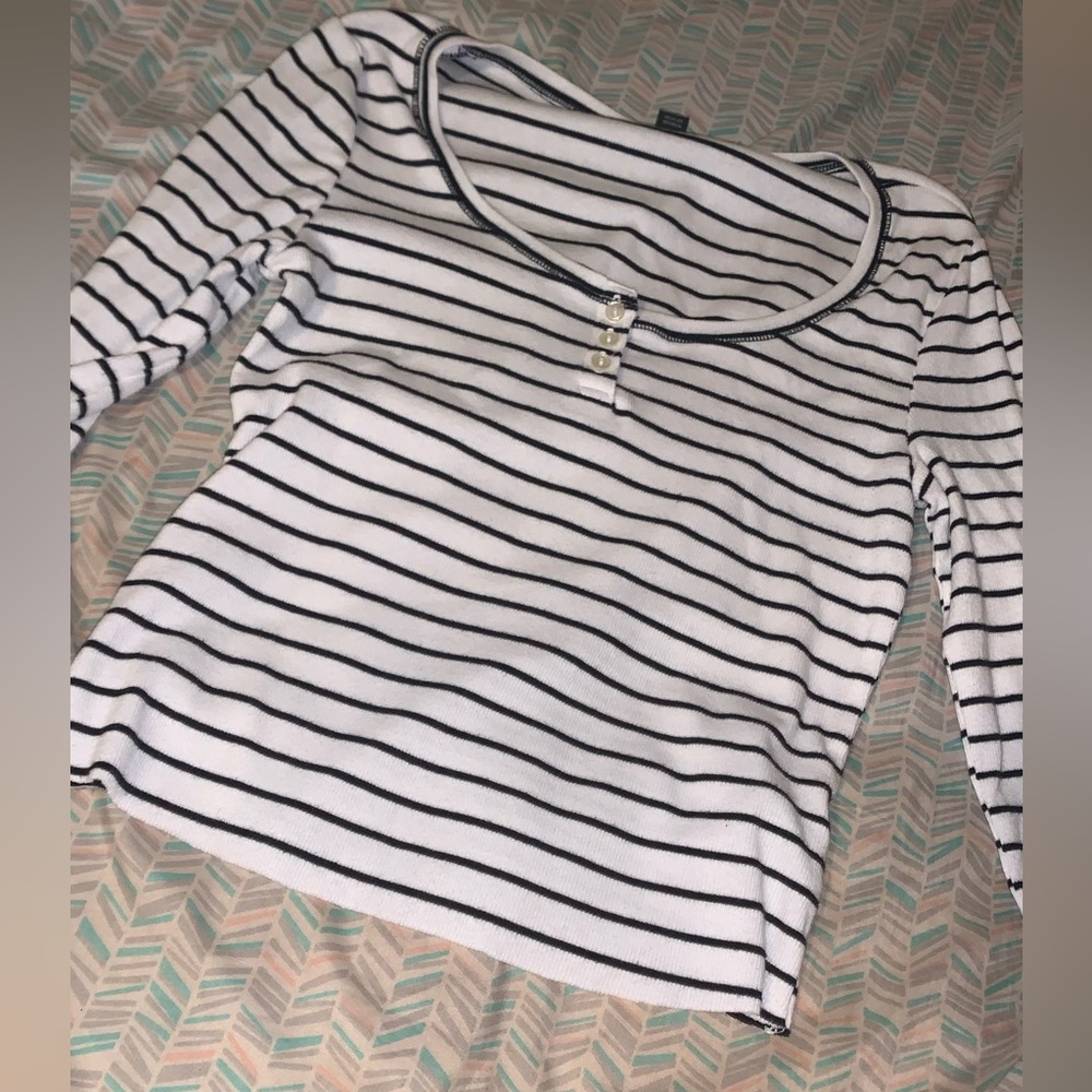 Striped Shirt Ribbed - Picture 2 of 3